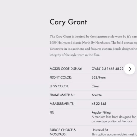 OLIVER PEOPLES CARY GRANT OPTICAL OV5413U in 362 HORN MSRP$468 DiCaprio’s Fav - Picture 9 of 16